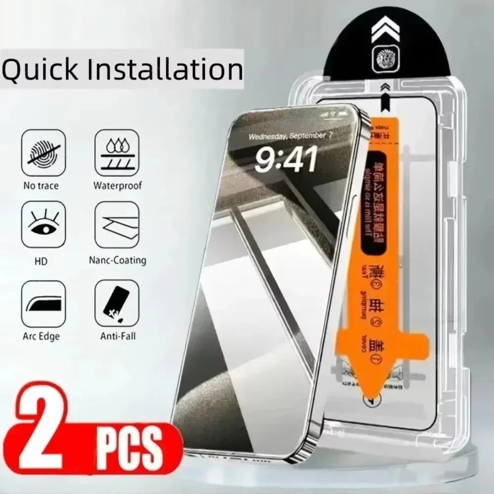 Phone Accessories Online Store - 2PCS Pellicola di Vetro Temperato Trasparente