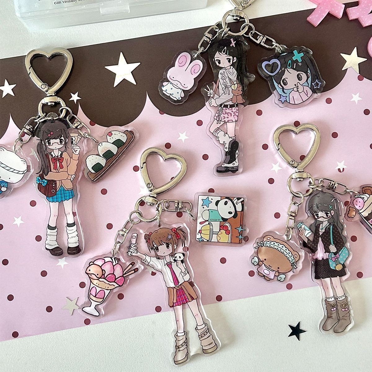 Phone Accessories Cute - Accessori per Telefono in Acrilico Stile