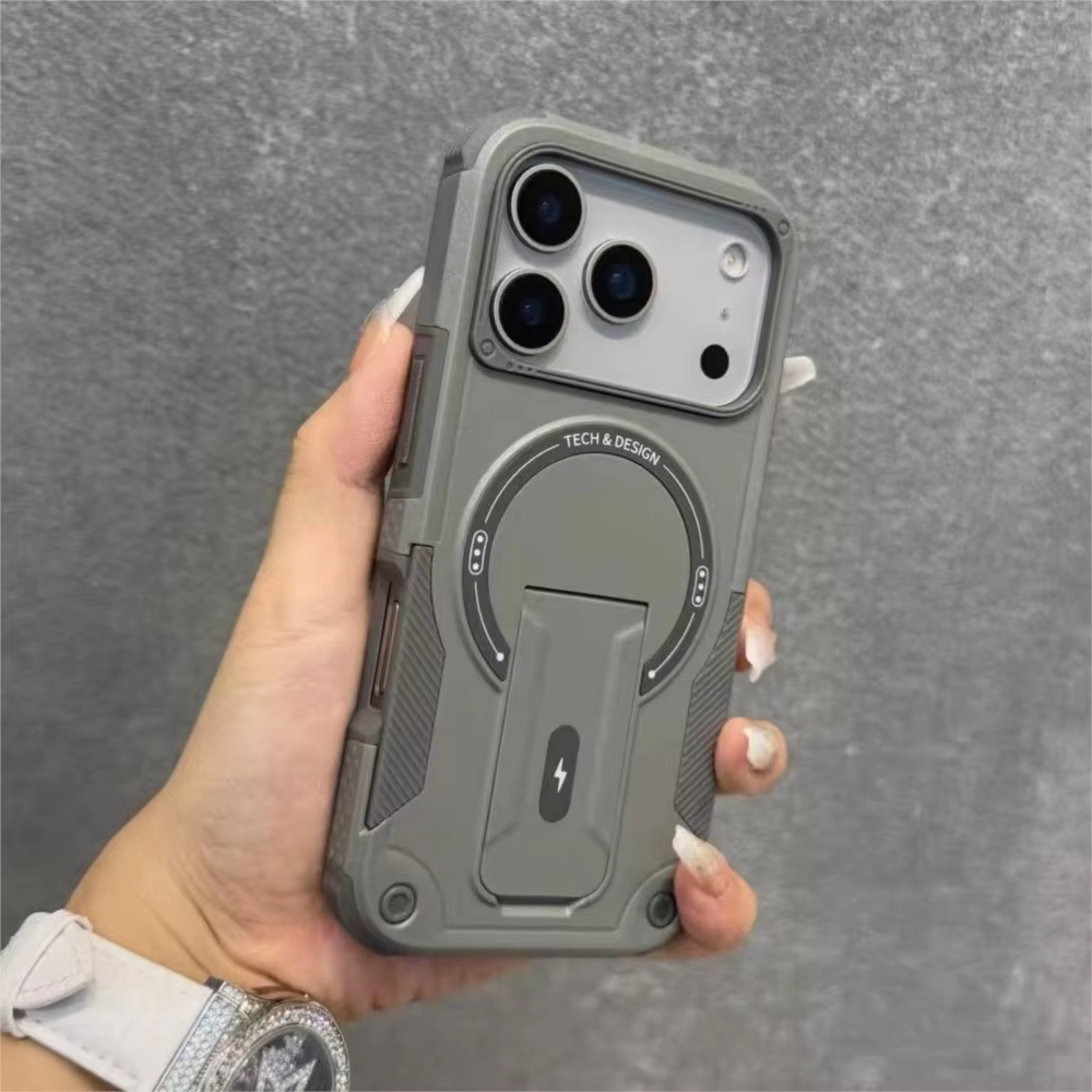 Phone Accessories Case - Custodia Protettiva Antiurto con Supporto MagSafe