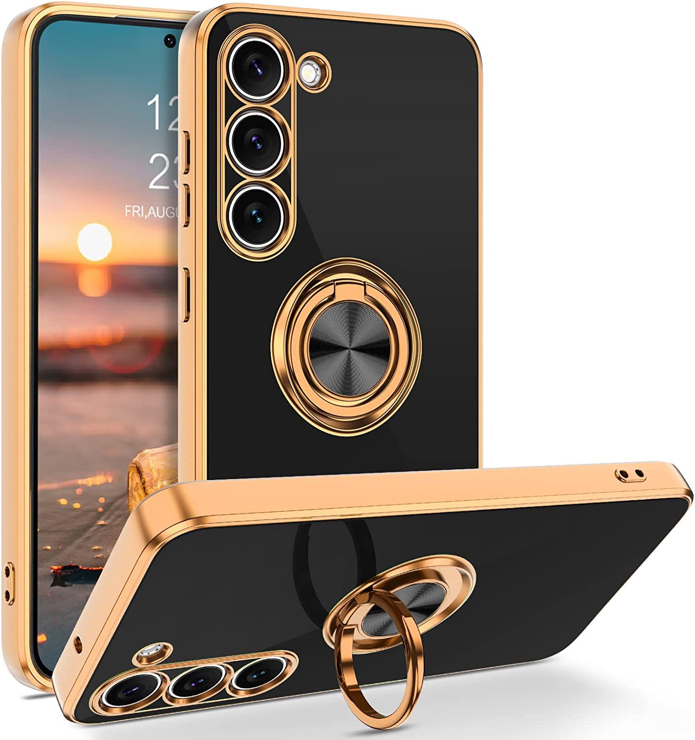 Phone Accessories Case - Placcatura di lusso magnetica 360 °