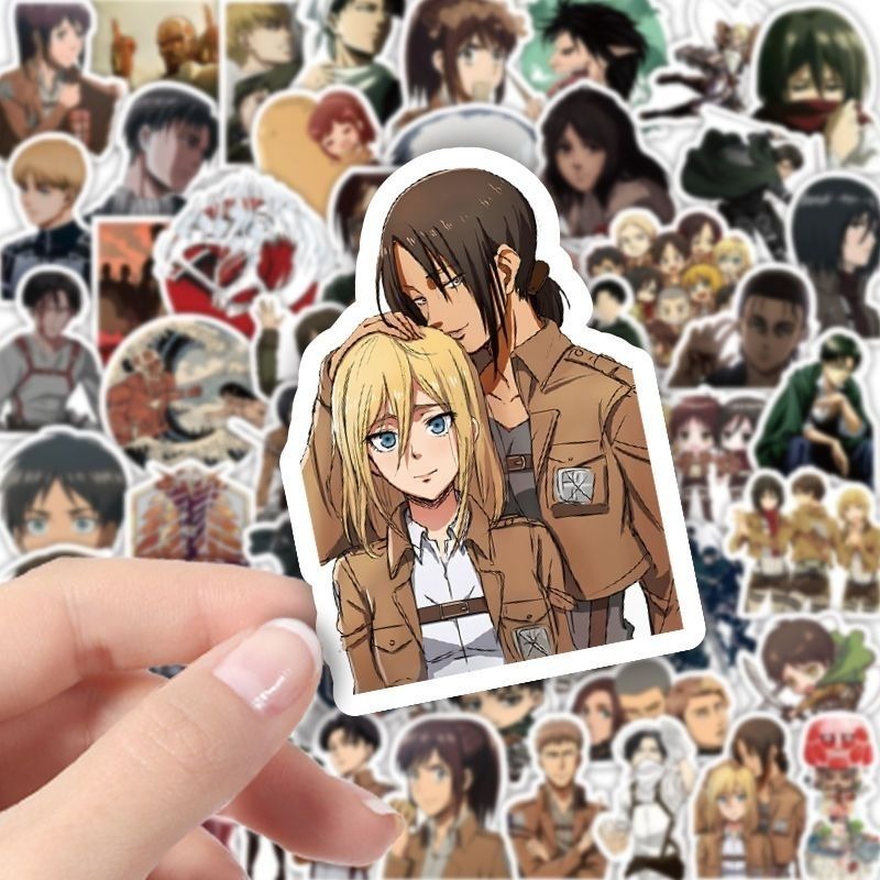 60 Pezzi Adesivi Anime Attack  - Phone Accessories Cute recensione e prezzo